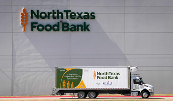 North Texas Food Bank drive through Thanksgiving donations